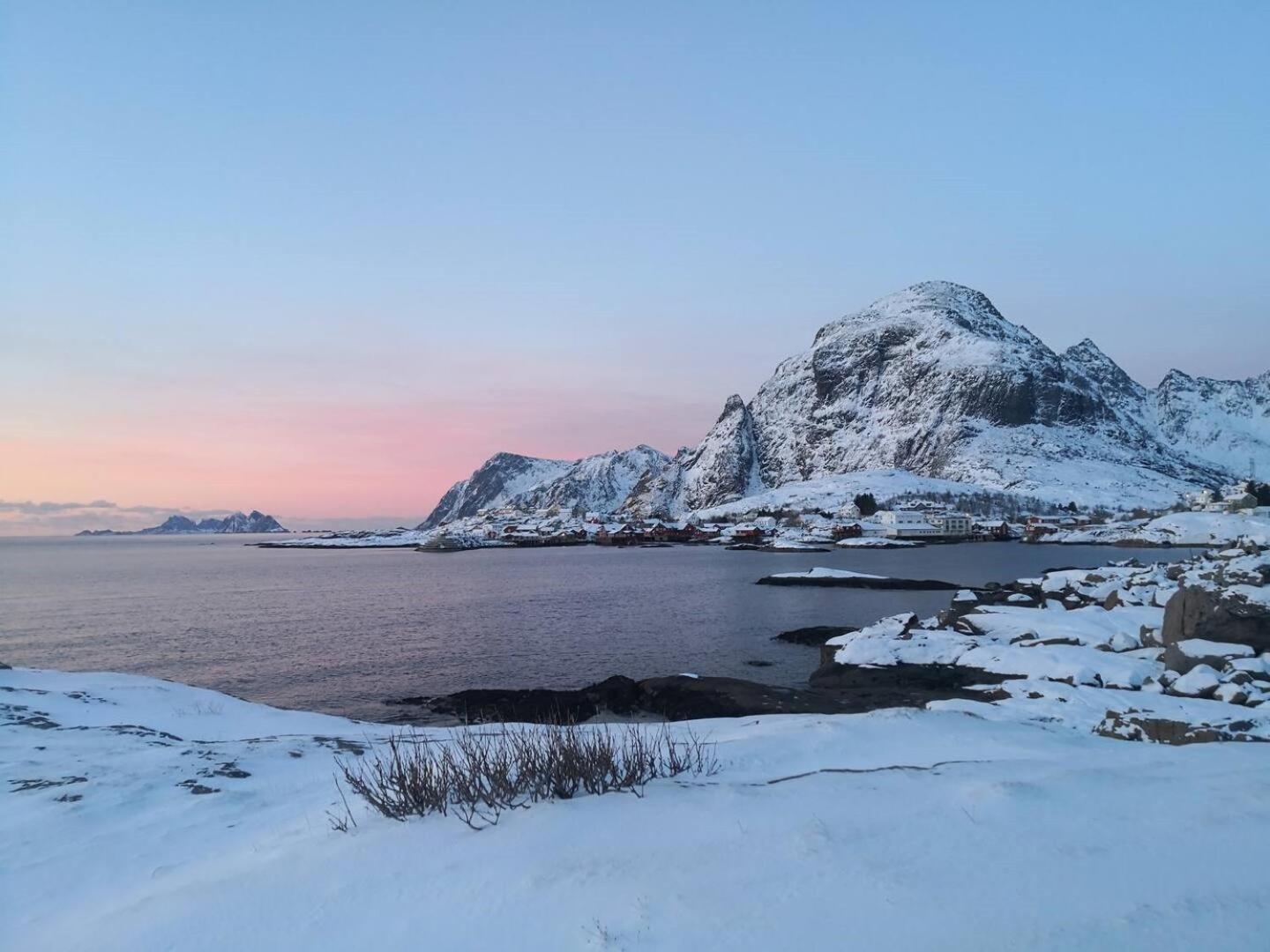 House With Amazing View & Location In Tind Villa Sørvågen Bagian luar foto
